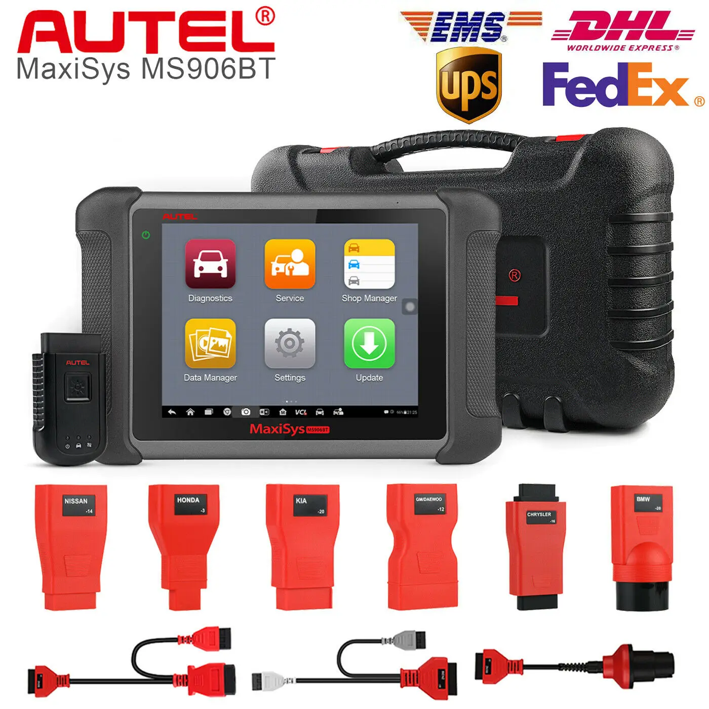 Autel MaxiSys MS906BT Car Diagnostic Scanner with Free Gift MV108 with Full System Diags & 31 Services, ECU Coding, Active Test
Autel MaxiSys MS906BT Car Diagnostic Scanner with Free Gift MV108 with Full System Diags & 31 Services, ECU Coding, Active Test