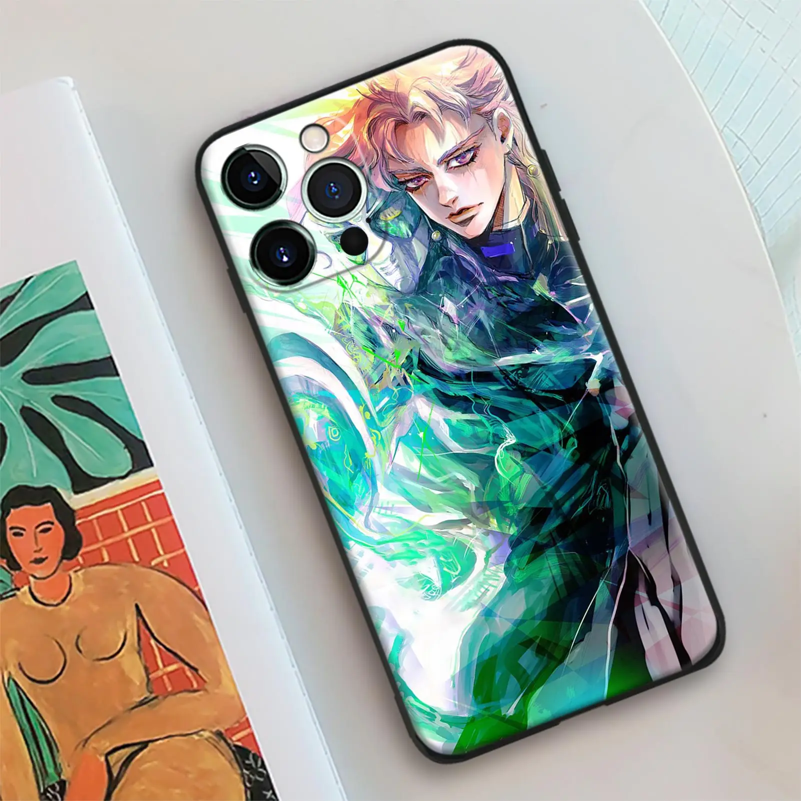 Noriaki Kakyoin JOJO аниме Мягкий силиконовый чехол для телефона iPhone SE 6s 7 8 Plus X XR XS 11 12 13 Mini