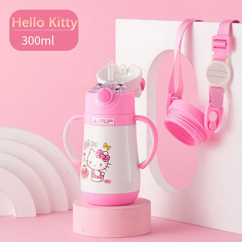 300Ml Kawaii Hello Kitty Sanrio Thermos Mug with Straw Portable Children's Water Cup 316 Stainless Steel Anime Travel Cup Gift
300Ml Kawaii Hello Kitty Sanrio Thermos Mug with Straw Portable Children's Water Cup 316 Stainless Steel Anime Travel Cup Gift