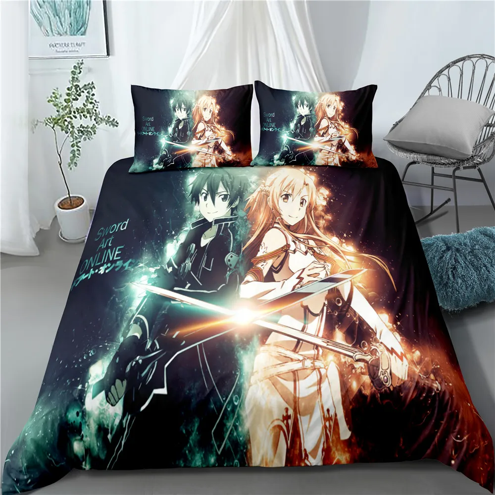 Anime Sword Art Online Home Textile Pillow Case 3D Bed Linen Duvet Covers Kids Comforter Bedding Sets Bed Set Home Decor Bedding
Anime Sword Art Online Home Textile Pillow Case 3D Bed Linen Duvet Covers Kids Comforter Bedding Sets Bed Set Home Decor Bedding
