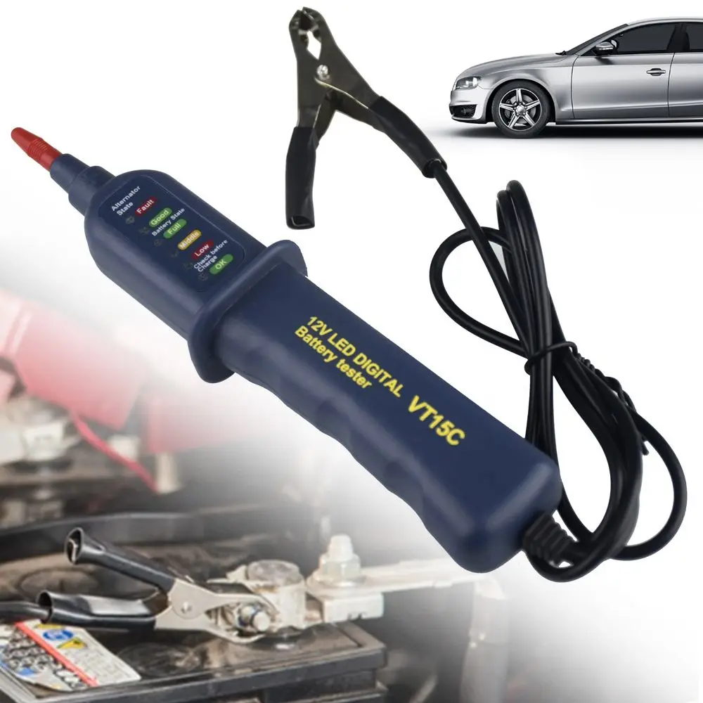 System Detect Car Battery Tester Car Styling Battery Analysis Tool Auto Alternator Tester Car Digital Battery Tester
System Detect Car Battery Tester Car Styling Battery Analysis Tool Auto Alternator Tester Car Digital Battery Tester