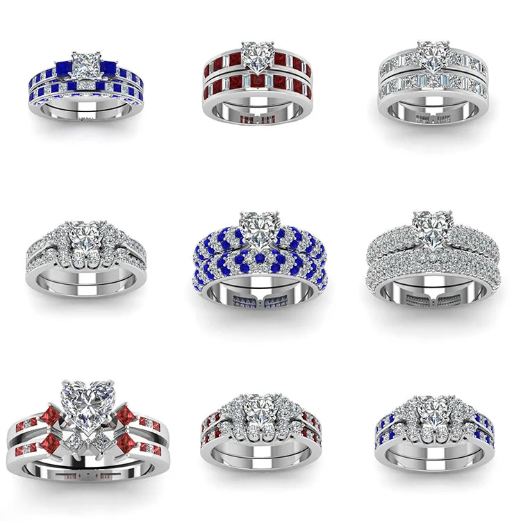 2pcs Ring Set Classic Love Diamond Atmosphere Luxury Couple Series Ring New Fashion Temperament Square Signet Ring Set Jewelry
2pcs Ring Set Classic Love Diamond Atmosphere Luxury Couple Series Ring New Fashion Temperament Square Signet Ring Set Jewelry