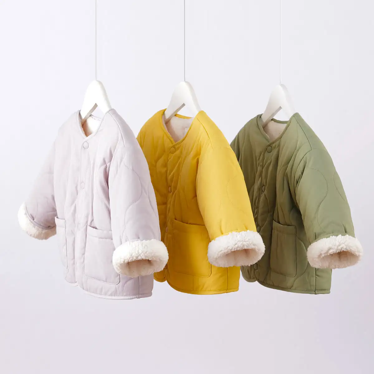 MARC&JANIE Boys Girls Autumn Winter Fleece Lined Jacket Baby Toddler Girls Cotton Coat 221111
MARC&JANIE Boys Girls Autumn Winter Fleece Lined Jacket Baby Toddler Girls Cotton Coat 221111