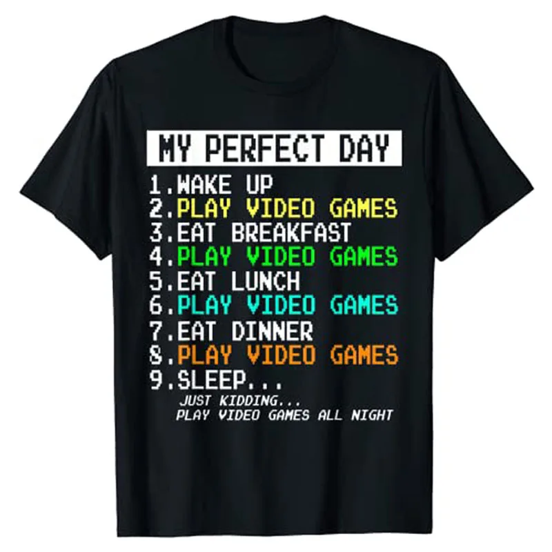 Gaming Apparel - Gamer Gifts for Teen Boys & Men T-Shirt Video Game Lover Outfits Letters Printed Short Sleeve Graphic Tee Tops
Gaming Apparel - Gamer Gifts for Teen Boys & Men T-Shirt Video Game Lover Outfits Letters Printed Short Sleeve Graphic Tee Tops