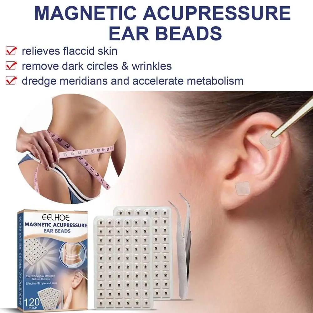 120Pcs/set Disposable Ear Press Seeds Patches Acupuncture Plaster Bean Ears Stickers Acupoint Massage Ear Massage Stickers
120Pcs/set Disposable Ear Press Seeds Patches Acupuncture Plaster Bean Ears Stickers Acupoint Massage Ear Massage Stickers