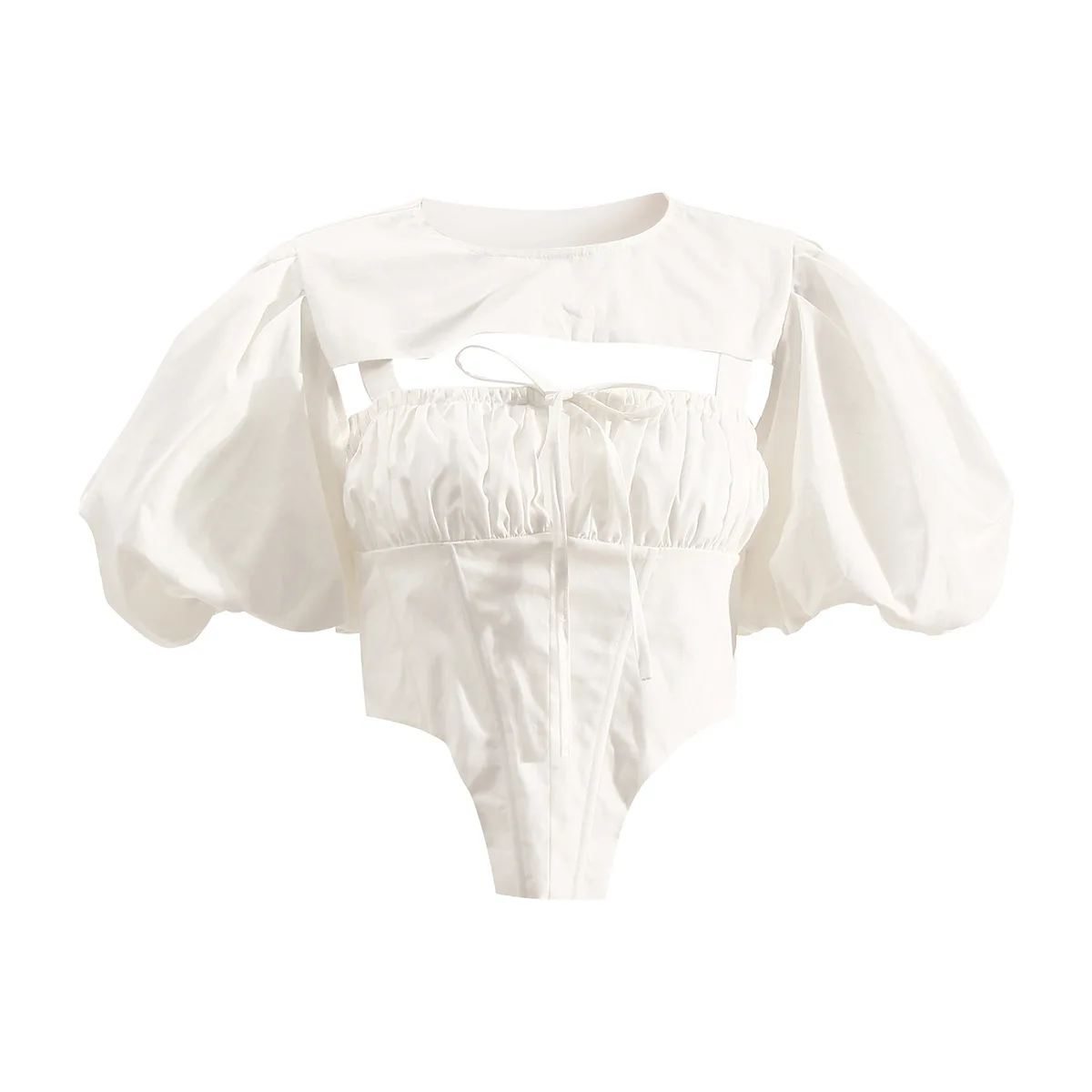 SuperAen Fashion Suit 2022 Summer New Irregular Solid Suspender Top Short Blouse Two-piece Set
SuperAen Fashion Suit 2022 Summer New Irregular Solid Suspender Top Short Blouse Two-piece Set
