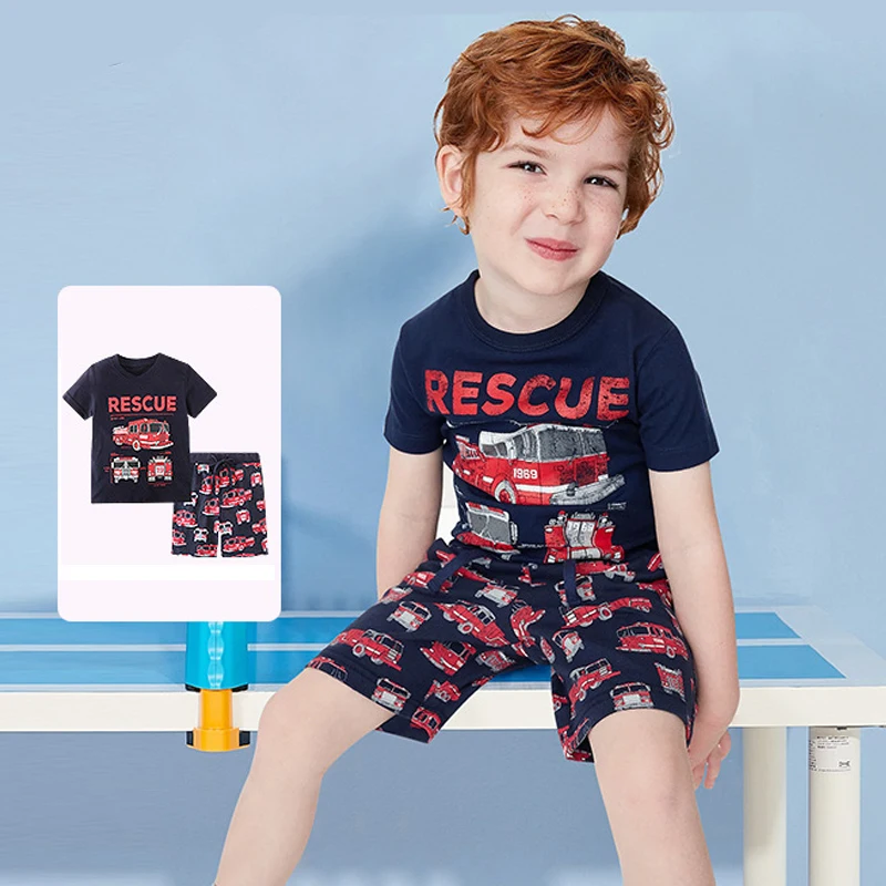 2022 New Boys Set Cartoon Car Summer Cotton Kids T-shirt& Shorts Clothing Outfits Children Suit Clothes fashion 2-8Y
2022 New Boys Set Cartoon Car Summer Cotton Kids T-shirt& Shorts Clothing Outfits Children Suit Clothes fashion 2-8Y