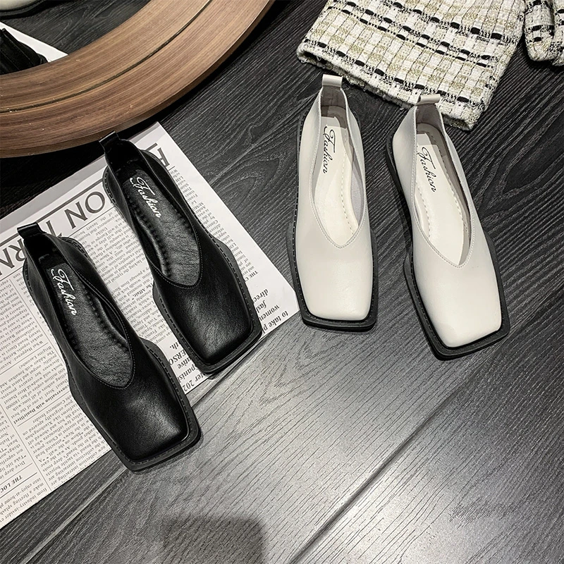 2023 Flat Shoes Women's Square Head Single Shoes Simple Temperament Flat Shoes Comfortable Ladies Flat Shoes Flats Shoes Women
2023 Flat Shoes Women's Square Head Single Shoes Simple Temperament Flat Shoes Comfortable Ladies Flat Shoes Flats Shoes Women