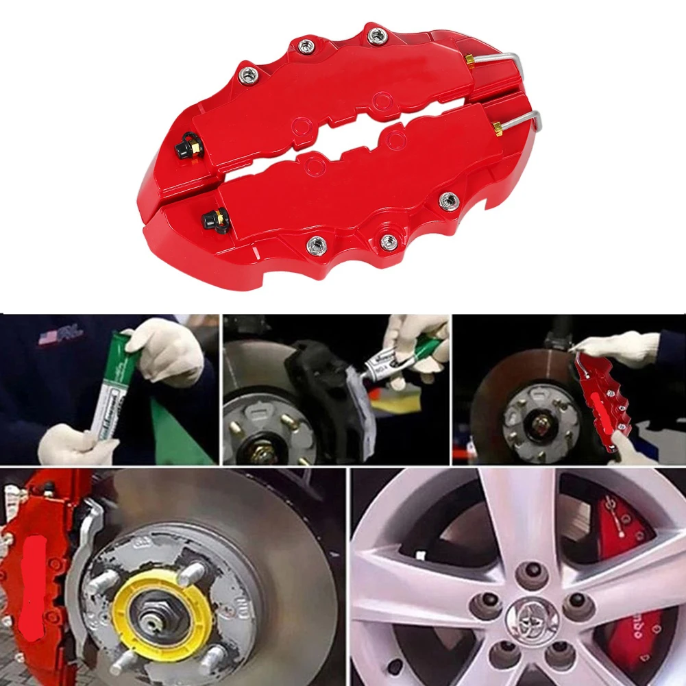 2pcs Car 3D Disc Brake Caliper Cover for 14-18inch Front Rear Wheel Hub Car Tire Wheel Hub Car Styling Brake Caliper Cover 
2pcs Car 3D Disc Brake Caliper Cover for 14-18inch Front Rear Wheel Hub Car Tire Wheel Hub Car Styling Brake Caliper Cover