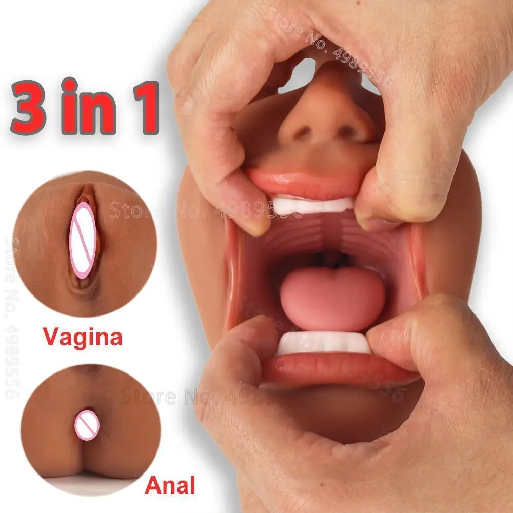

Мастурбатор секс-игрушки 3 в 1 секс-игрушки Силиконовый Карманный пуш рот взрослые товары для мужчин Глубокая глотка искусственная настоящая киска оральный мужской