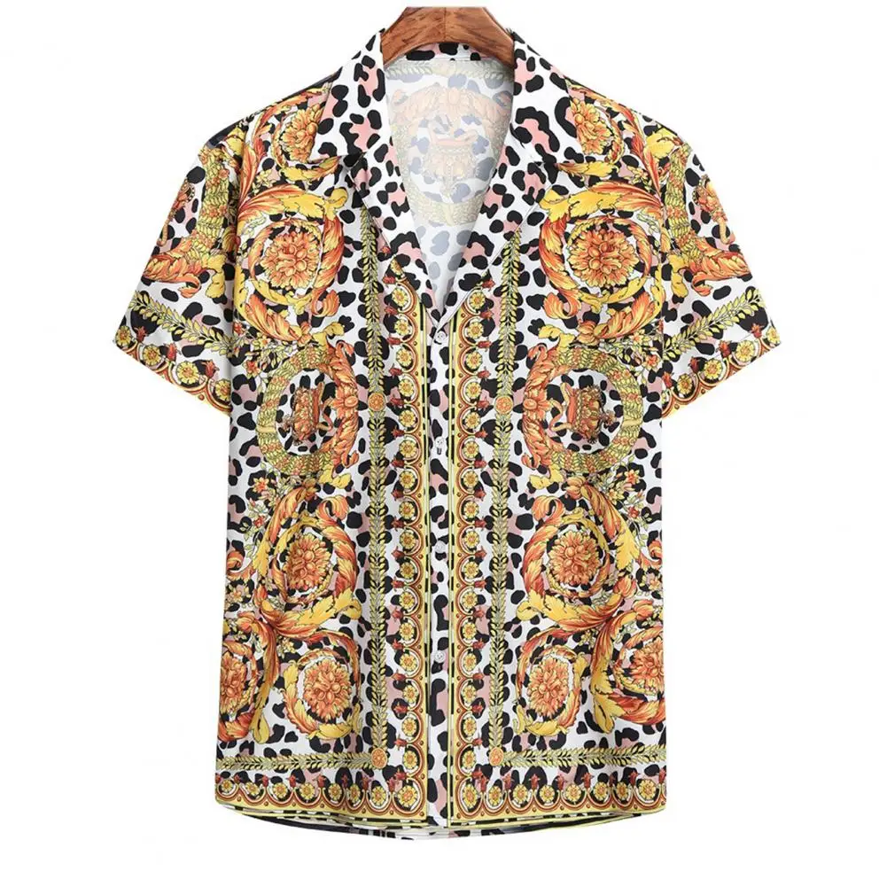 Cardigan Trendy Turn-down Collar Leopard Pattern Men Tops Casual Shirt Thin Daily Garment
Cardigan Trendy Turn-down Collar Leopard Pattern Men Tops Casual Shirt Thin Daily Garment