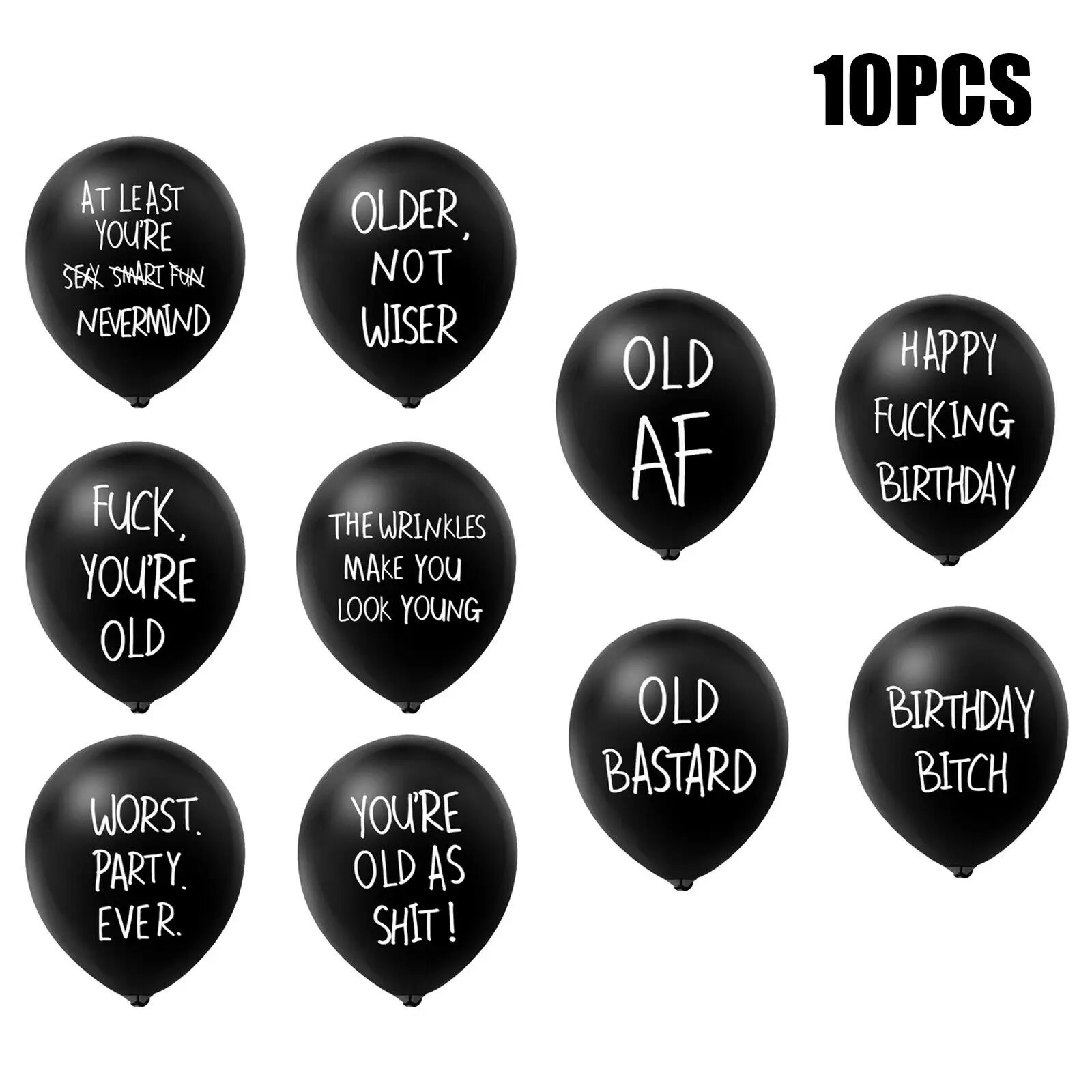 With Different Words Balloon Party Balloons Party Decoration Birthday Decor Black Printing With White Ink Natural Latex
With Different Words Balloon Party Balloons Party Decoration Birthday Decor Black Printing With White Ink Natural Latex