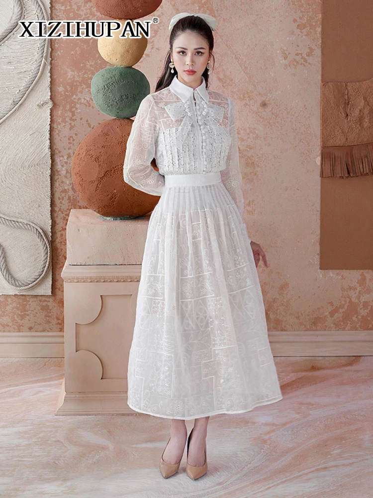 XIZIHUPAN Elegant White Two Piece Set For Female Lapel Collar Long Sleeve Tops High Waist Midi Skirts Sets Woman Spring Fashion
XIZIHUPAN Elegant White Two Piece Set For Female Lapel Collar Long Sleeve Tops High Waist Midi Skirts Sets Woman Spring Fashion