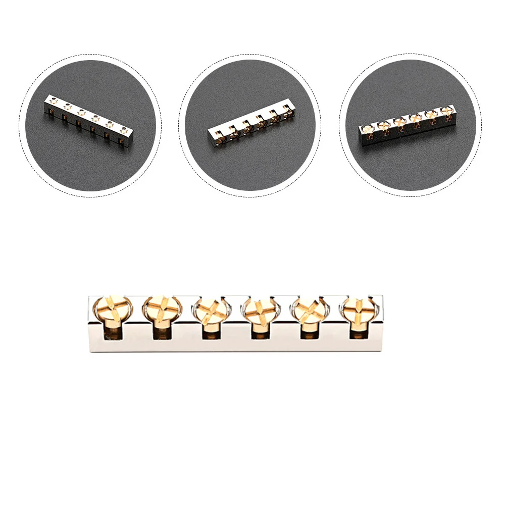 Guitar Nut String Bridge Nuts Accessories Electric Saddlesmetal Upper Roller Support 6 Adjustable Replacement Parts Bass Saddle
Guitar Nut String Bridge Nuts Accessories Electric Saddlesmetal Upper Roller Support 6 Adjustable Replacement Parts Bass Saddle