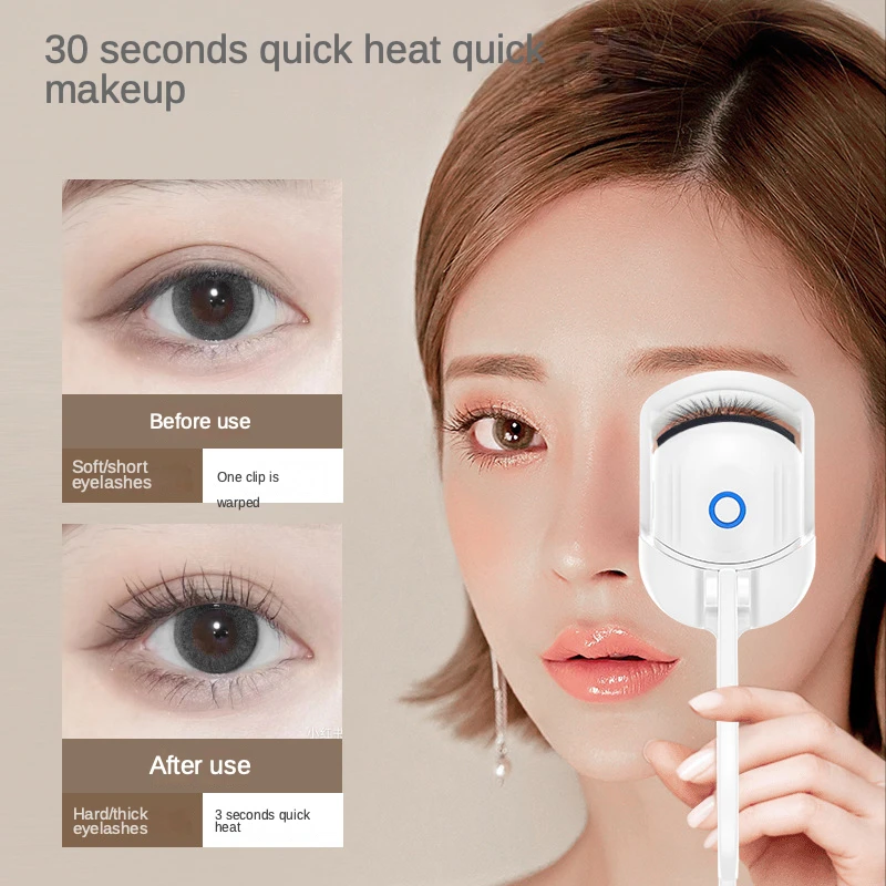 Electric Heating Eyelash Curler Curler Electric Perm Lower Eyelash Curler Flash Charging Beauty Lasting Stereotypes Artifact
Electric Heating Eyelash Curler Curler Electric Perm Lower Eyelash Curler Flash Charging Beauty Lasting Stereotypes Artifact