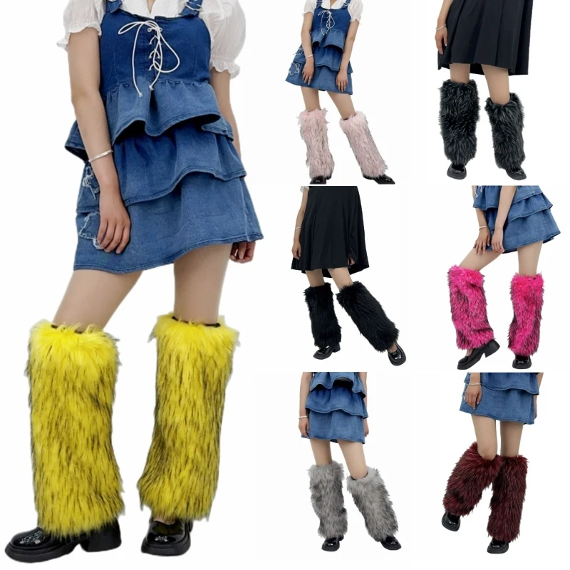 Women Faux Furs Leg Warmer Party Costumes Warm Fuzzy Leg Warmer Boot Cuffs Cover
Women Faux Furs Leg Warmer Party Costumes Warm Fuzzy Leg Warmer Boot Cuffs Cover
