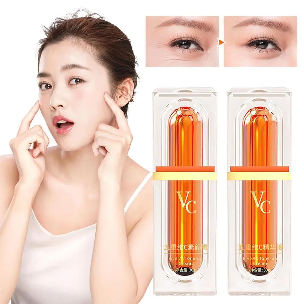 Vitamin C Face Cream/Serum Whitening VC Five Tone Up Moisturizer Anti Aging Pimple Wrinkle Spots Remover Brightening Skin Care
Vitamin C Face Cream/Serum Whitening VC Five Tone Up Moisturizer Anti Aging Pimple Wrinkle Spots Remover Brightening Skin Care