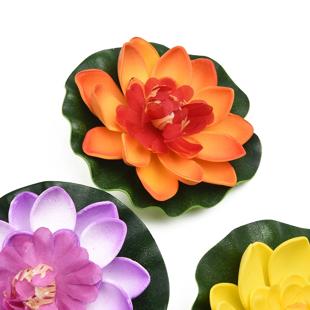 Fake Artificial Lotus Flower Lifelike Water Lily Floral Pool Plants 10cm/4\\\" Outdoor decor Simulation Eva plastic
Fake Artificial Lotus Flower Lifelike Water Lily Floral Pool Plants 10cm/4\\\" Outdoor decor Simulation Eva plastic