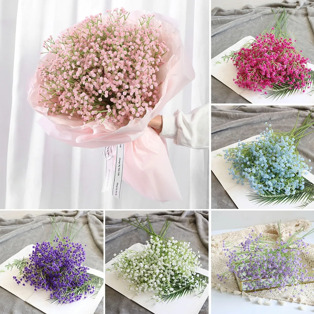 Plastic Artificial Flowers Bouquet White Gypsophila DIY Home Wedding Balcony Babysbreath Outdoor Decoration Fake Flower
Plastic Artificial Flowers Bouquet White Gypsophila DIY Home Wedding Balcony Babysbreath Outdoor Decoration Fake Flower