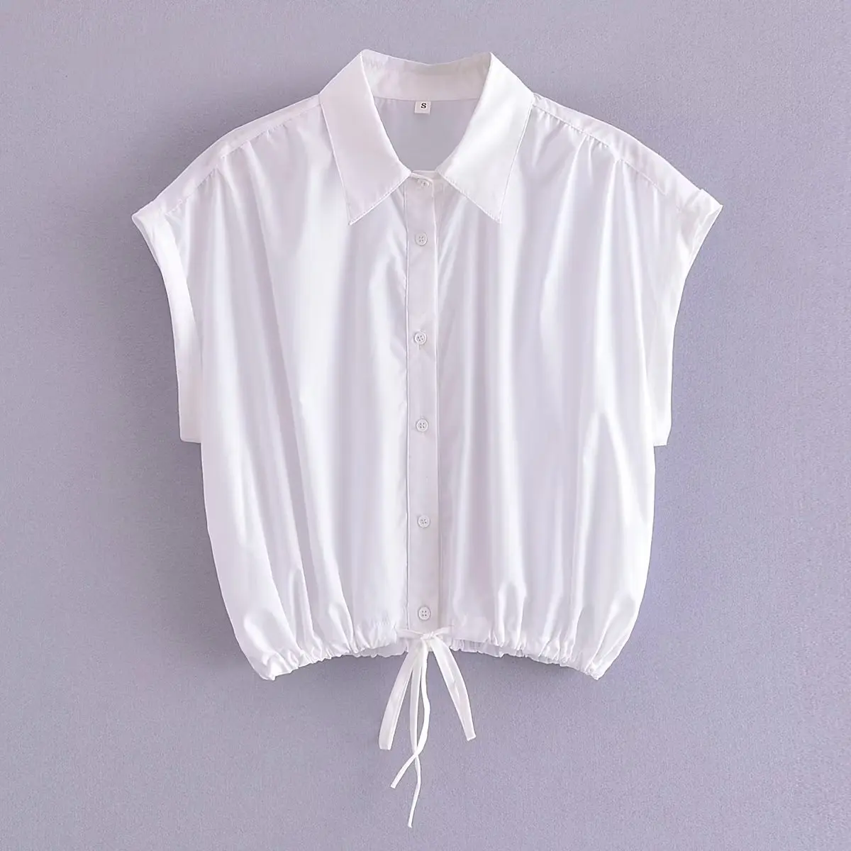 Белая укороченная блузка для женщин, рубашка с коротким рукавом реглан и регулируемым подолом, Женский шикарный уличный Топ, Новинка лета 2023
Белая укороченная блузка для женщин, рубашка с коротким рукавом реглан и регулируемым подолом, Женский шикарный уличный Топ, Новинка лета 2023