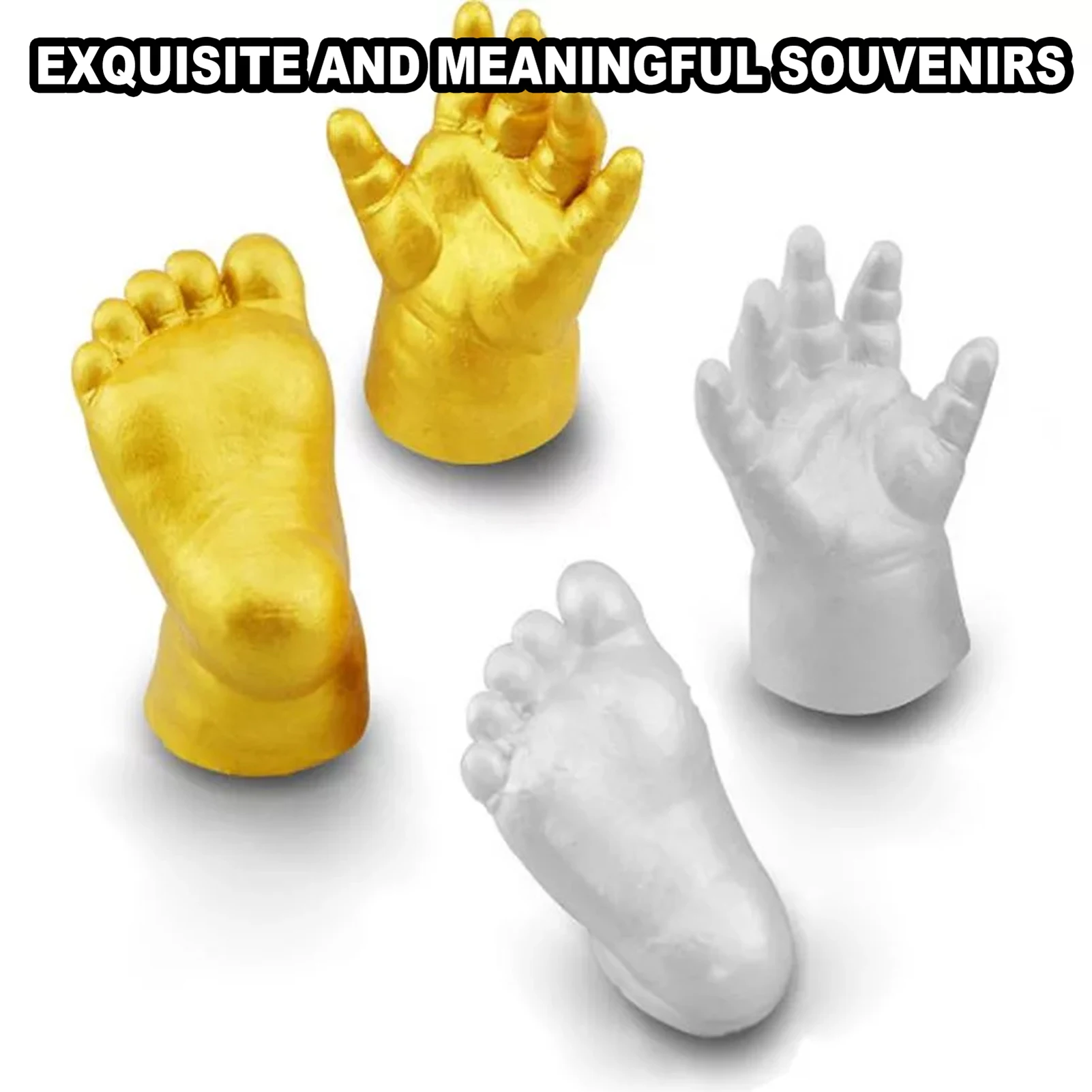1 Set Footprint Cloning Model Baby Mould 3D Hand Mud Handprint Couple Hands Feet
1 Set Footprint Cloning Model Baby Mould 3D Hand Mud Handprint Couple Hands Feet