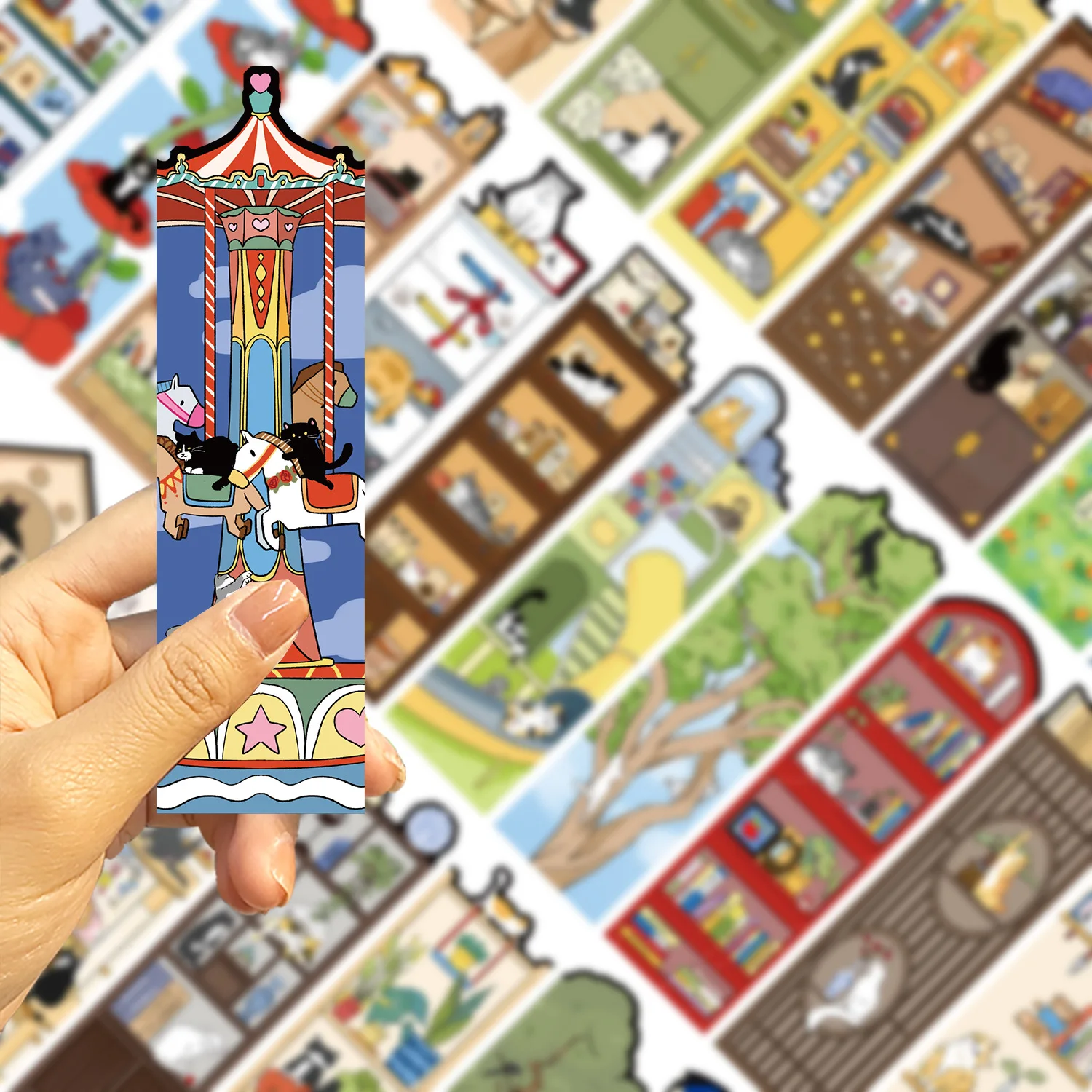 Бумажные закладки с котами
Бумажные закладки с котами