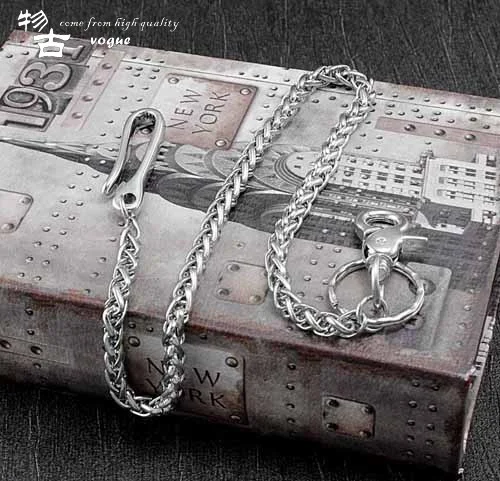 Simple silver punk style locomotive anti-theft decoration self-defense Wallet Chain trendy men's fashion pants chain key chain
Simple silver punk style locomotive anti-theft decoration self-defense Wallet Chain trendy men's fashion pants chain key chain