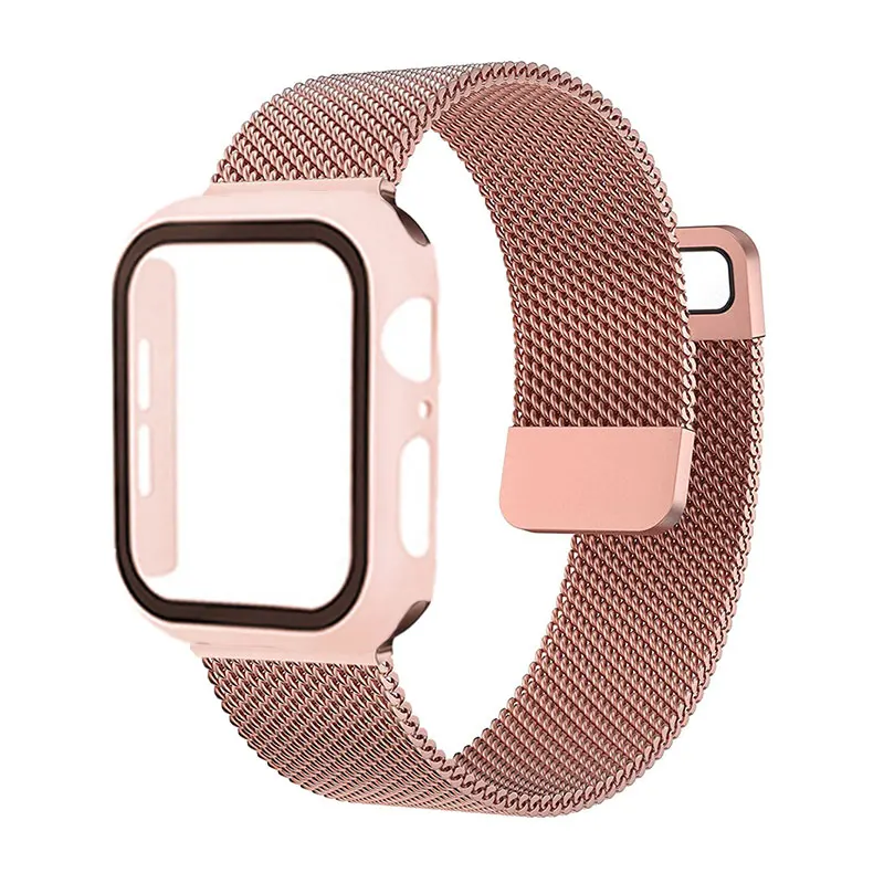Glass+Strap for Apple Watch Band 38mm 40mm 42mm 44mm Screen Protector+Case+belt Accessories Bracelet Magnetic Loop IWatch 7 6 5
Glass+Strap for Apple Watch Band 38mm 40mm 42mm 44mm Screen Protector+Case+belt Accessories Bracelet Magnetic Loop IWatch 7 6 5