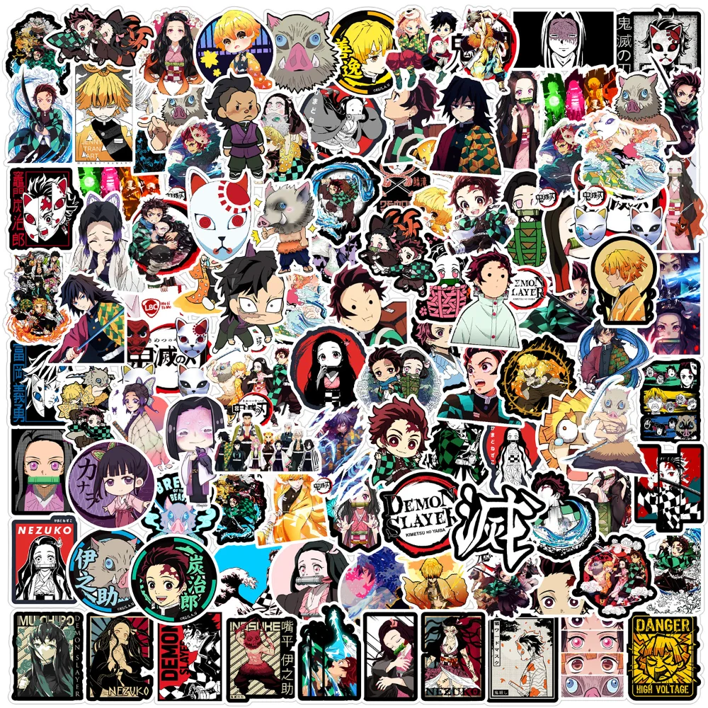 Demon Slayer Cartoon Stickers Toys Anime Figures Nezuko Tanjirou Zenitsu Inosuke Car Water Bottles Graffiti Waterproof Stickers 
Demon Slayer Cartoon Stickers Toys Anime Figures Nezuko Tanjirou Zenitsu Inosuke Car Water Bottles Graffiti Waterproof Stickers
