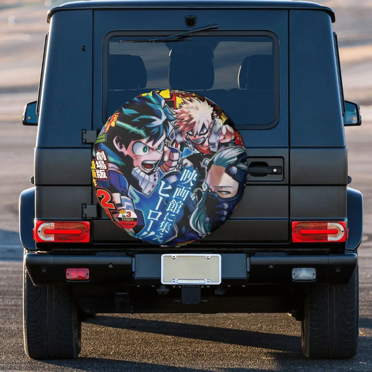 Shonen Jump Bakugou & Deku VS Nine Tire Cover Wheel Protectors Weatherproof Universal for Jeep Trailer RV SUV Truck Camper
Shonen Jump Bakugou & Deku VS Nine Tire Cover Wheel Protectors Weatherproof Universal for Jeep Trailer RV SUV Truck Camper