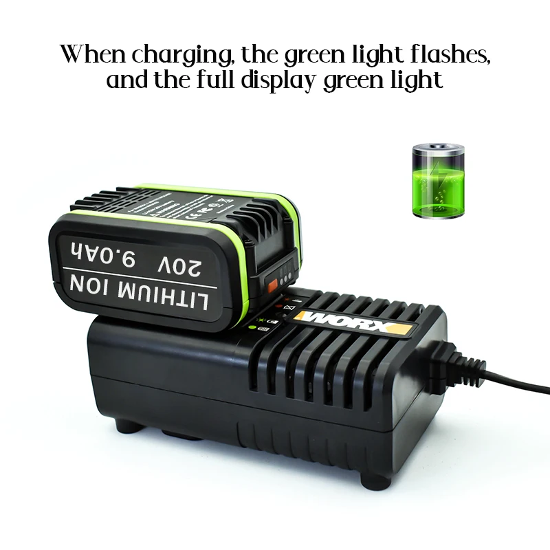 NEW 20V9000mAh Lithium Rechargeable Replacement Battery for Worx Power Tools WA3551 WA3553 WX390 WX176 WX178 WX386 WX678
NEW 20V9000mAh Lithium Rechargeable Replacement Battery for Worx Power Tools WA3551 WA3553 WX390 WX176 WX178 WX386 WX678