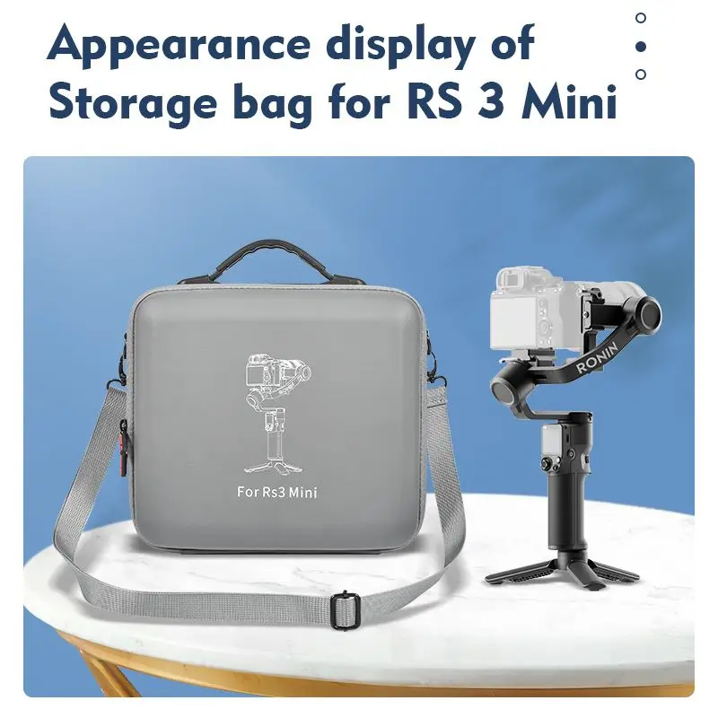 Portable DJI RS 3 Bag Stabilizer Storage Carrying Case RS3 Mini Accessories Handbag
Portable DJI RS 3 Bag Stabilizer Storage Carrying Case RS3 Mini Accessories Handbag