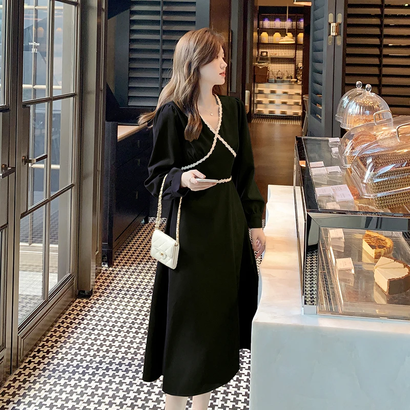 2022Spring and Spring New French StyleChicRomantic Flounce Trim Lace up High Waist Slimming Corduroy Dress
2022Spring and Spring New French StyleChicRomantic Flounce Trim Lace up High Waist Slimming Corduroy Dress