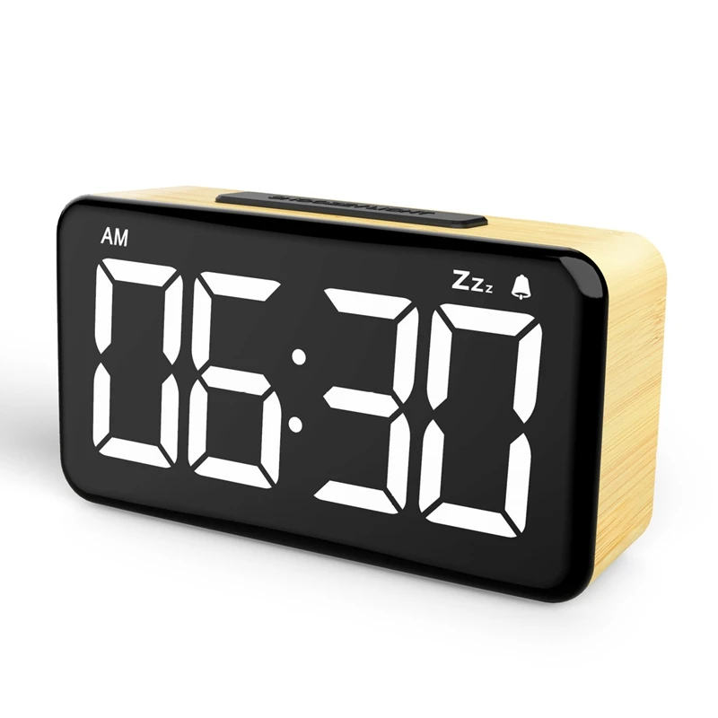 Digital Alarm Clock, Digital Clock With 6-INCH LED Display, 6-Level Adjustable Brightness, Simple One Alarm(EU Plug) 
Digital Alarm Clock, Digital Clock With 6-INCH LED Display, 6-Level Adjustable Brightness, Simple One Alarm(EU Plug)