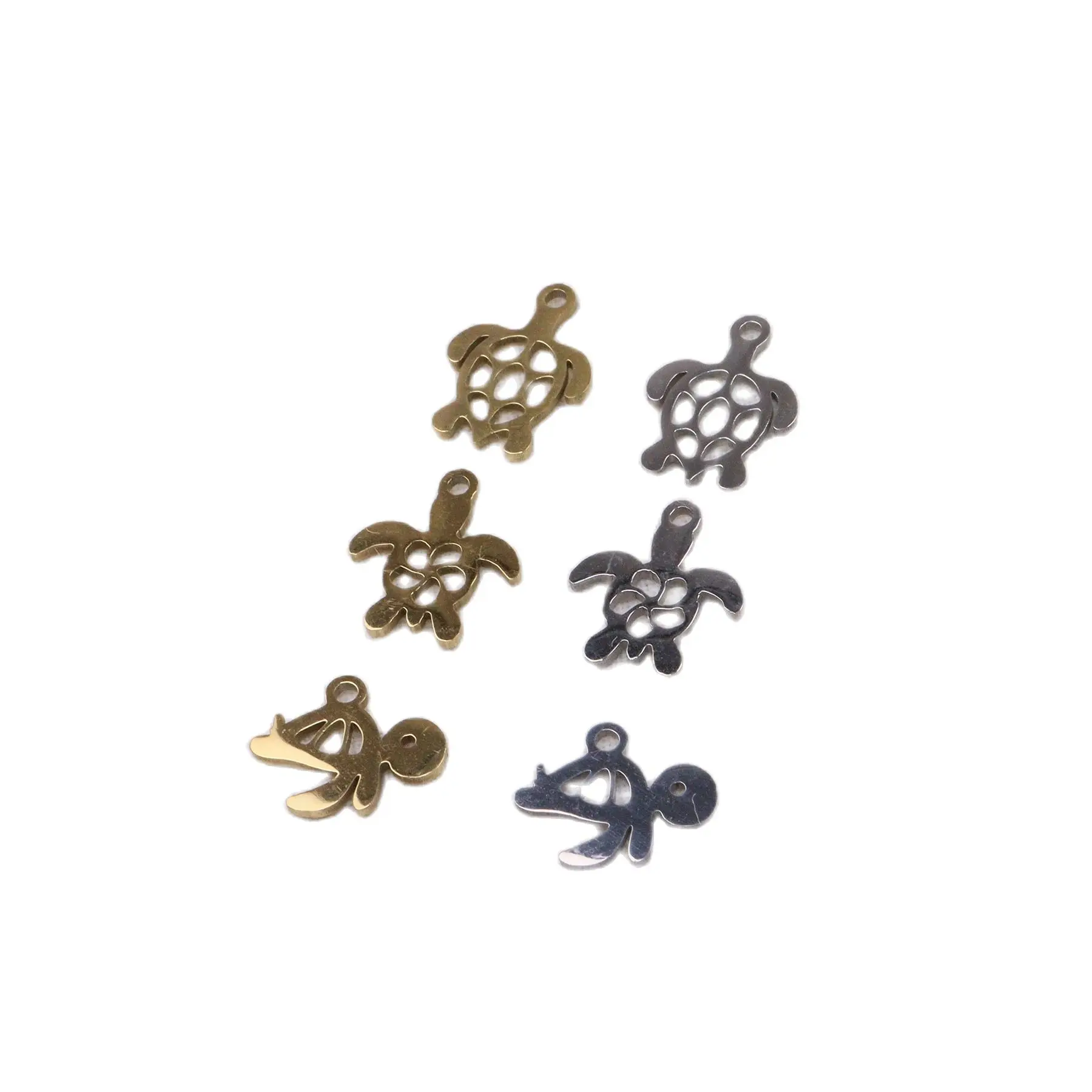 10pcs StainlessSteel Sea Turtles Fadeless Anti Allergic Mirro Polish Women's Fashion Jewelry Charm Pendant DIY Necklace Earrings
10pcs StainlessSteel Sea Turtles Fadeless Anti Allergic Mirro Polish Women's Fashion Jewelry Charm Pendant DIY Necklace Earrings