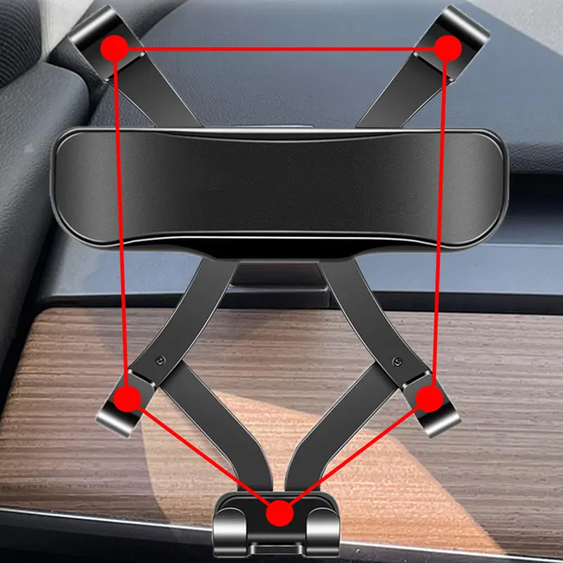 Noiseless Gravity Car Phone Holder for Tesla Model 3 Y 17-23 Mobile Cellphone Stand Support Mount Vent Clip Accessories
Noiseless Gravity Car Phone Holder for Tesla Model 3 Y 17-23 Mobile Cellphone Stand Support Mount Vent Clip Accessories