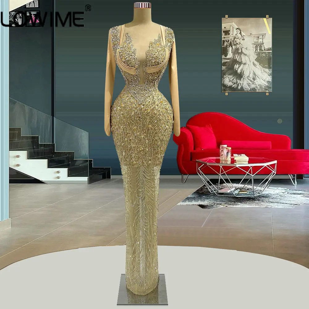 Вечерние платья с золотыми блестящими бусинами, официальное платье-Русалка с длинным рукавом, одежда для гостей свадьбы, вечерние платья для женщин, наряды с кристаллами
Вечерние платья с золотыми блестящими бусинами, официальное платье-Русалка с длинным рукавом, одежда для гостей свадьбы, вечерние платья для женщин, наряды с кристаллами