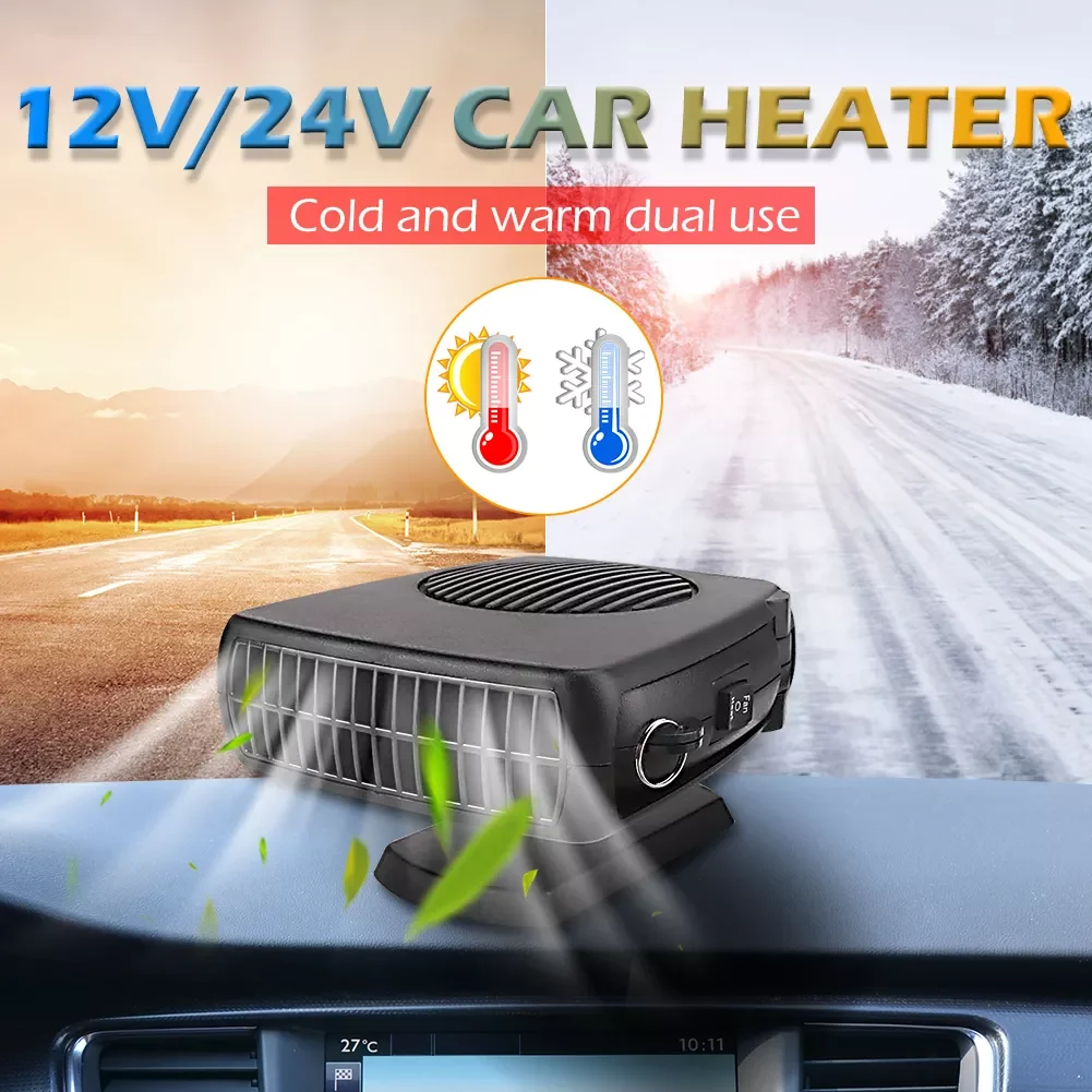 Winter Portable Car Heater Fan 360-Degree Rotation Cooling Heating Dual-Use Windshield Defroster Defogger Fans
Winter Portable Car Heater Fan 360-Degree Rotation Cooling Heating Dual-Use Windshield Defroster Defogger Fans