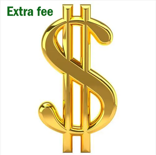 

Extra Fee one USD for Extra Fee/cost just for the balance of your order/shipping cost/customize fee