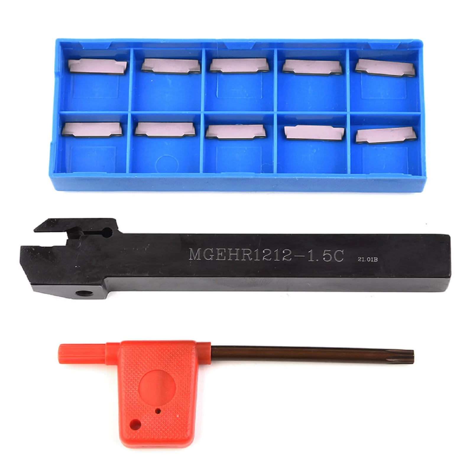 MGEHR1212 1 5 Groove Tool MGMN150 PC9030 1 5mmwidth carbide Insert Carbon Steel Material Easy Replacement with Wrench
MGEHR1212 1 5 Groove Tool MGMN150 PC9030 1 5mmwidth carbide Insert Carbon Steel Material Easy Replacement with Wrench