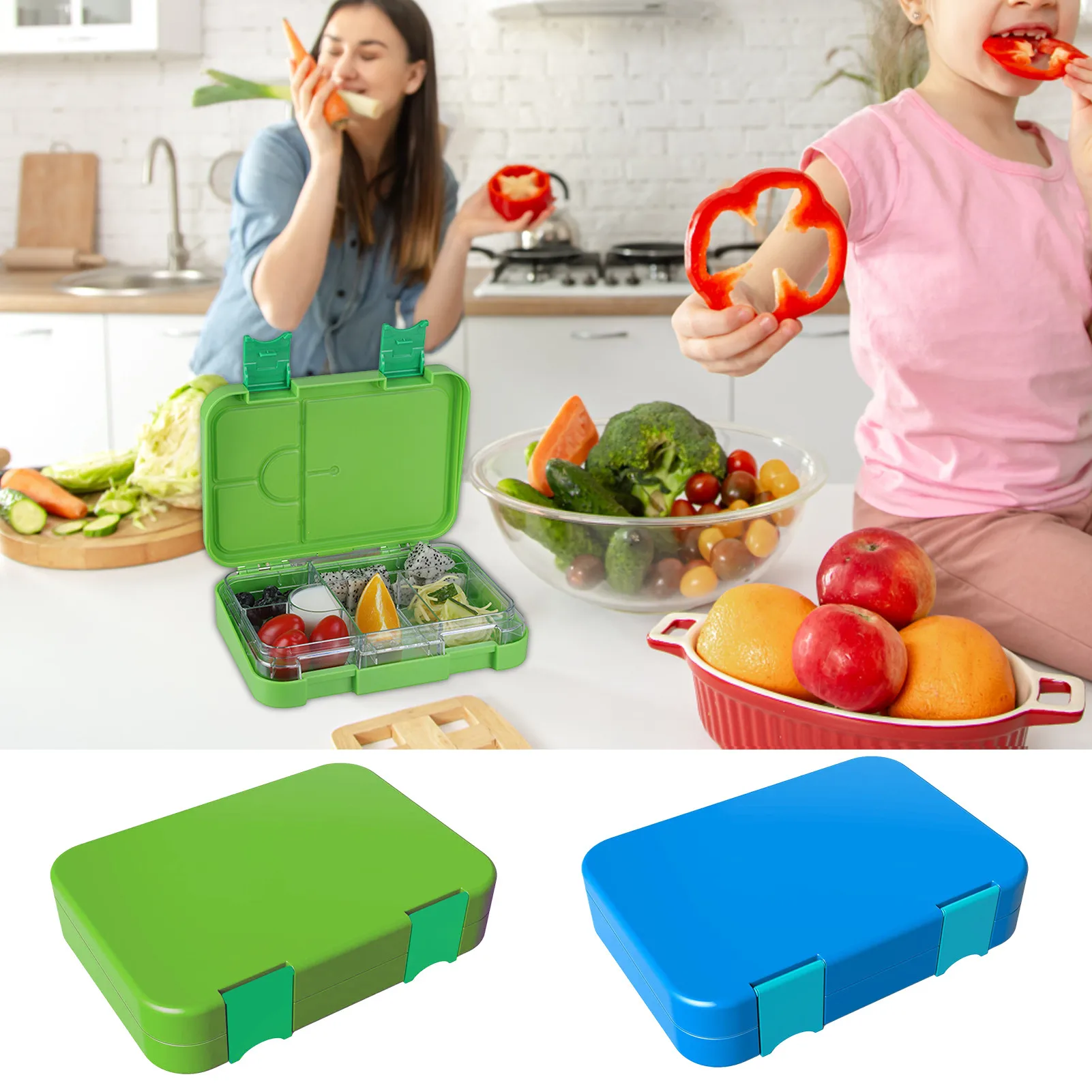 Bento Box For Kids Leakproof Lunch Container With 4/6 Compartments Insulated Salad Bento Lunch Boxes For Kid Adults
Bento Box For Kids Leakproof Lunch Container With 4/6 Compartments Insulated Salad Bento Lunch Boxes For Kid Adults