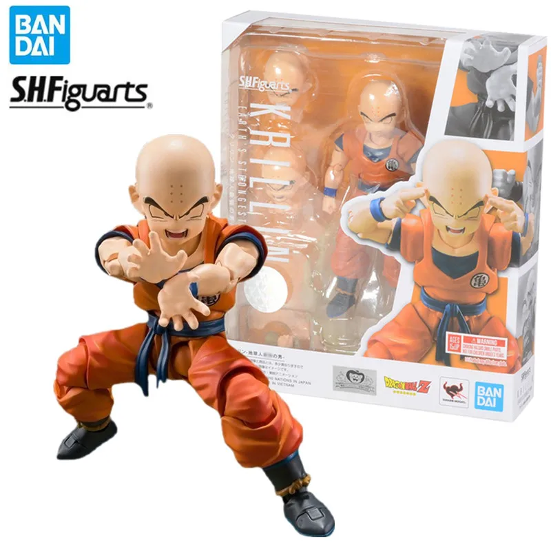 Original BANDAI Dragon Ball Z S.H.Figuarts Kuririn Strongest Earthman Finished Product Movable Model Action Figurine Gift Toys
Original BANDAI Dragon Ball Z S.H.Figuarts Kuririn Strongest Earthman Finished Product Movable Model Action Figurine Gift Toys
