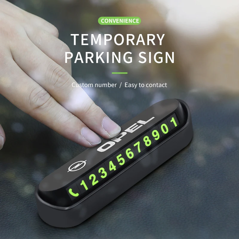 Luminous Car Temporary Parking Card Phone Number Card Plate Auto Styling For Opel Astra H G J Insignia Mokka Zafira Car Goods
Luminous Car Temporary Parking Card Phone Number Card Plate Auto Styling For Opel Astra H G J Insignia Mokka Zafira Car Goods