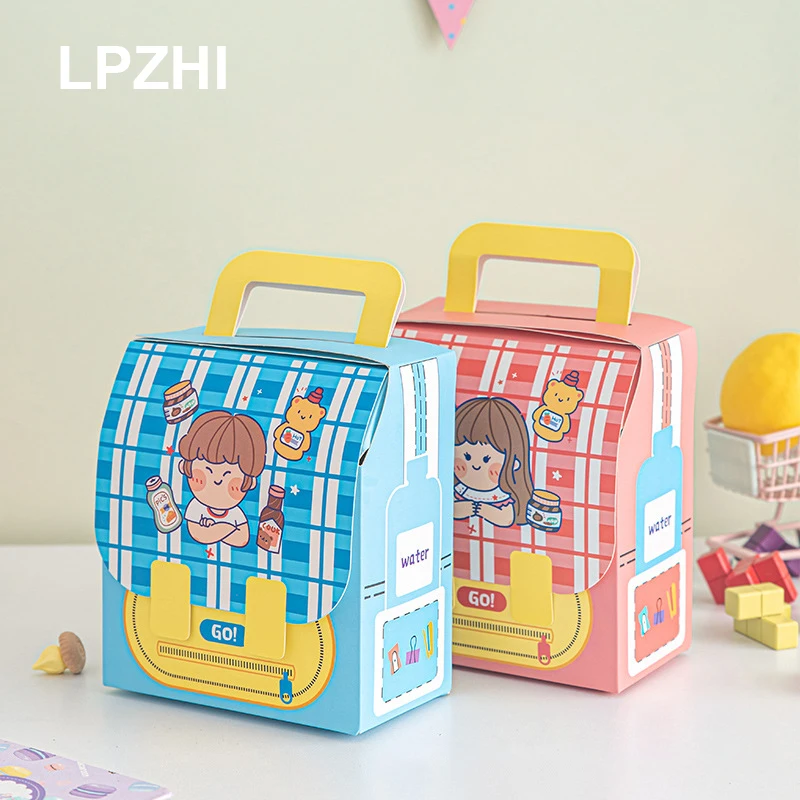 LPZHI 10pcs Schoolbag Baby Shower Favor Boxes for Guests Boy/Girl Party Supplies Kids Birthday Decorations Snacks Packaging
LPZHI 10pcs Schoolbag Baby Shower Favor Boxes for Guests Boy/Girl Party Supplies Kids Birthday Decorations Snacks Packaging