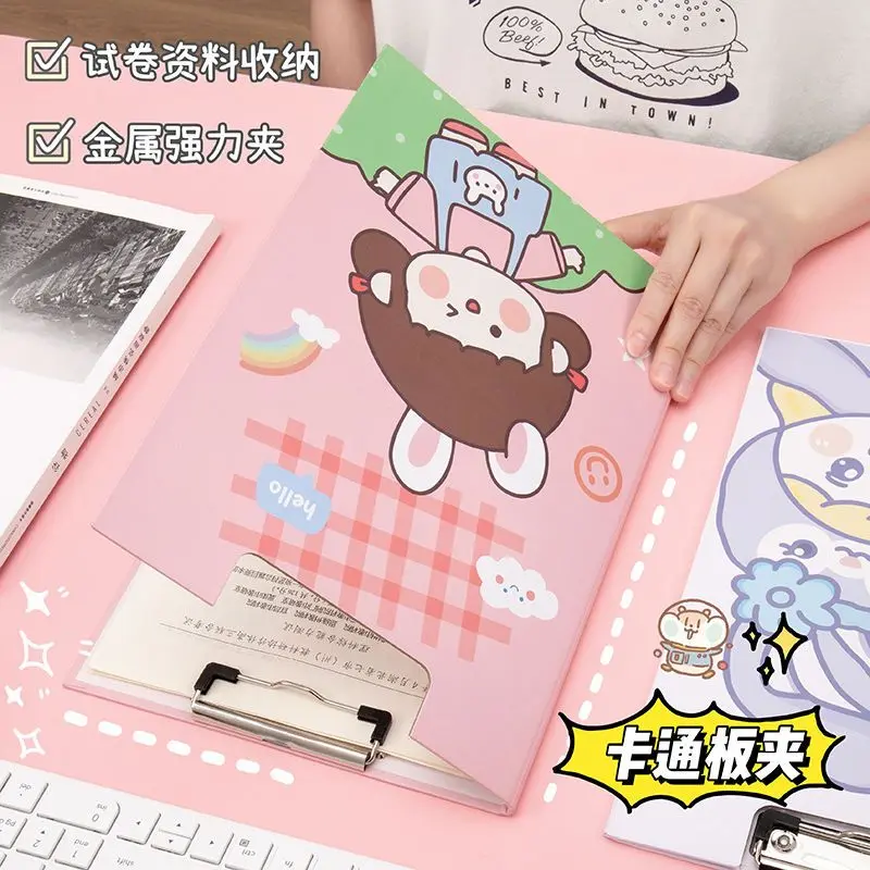 A4 board clip cartoon office clip opening and closing board clip paper folder double-layer writing board pad data clip
A4 board clip cartoon office clip opening and closing board clip paper folder double-layer writing board pad data clip