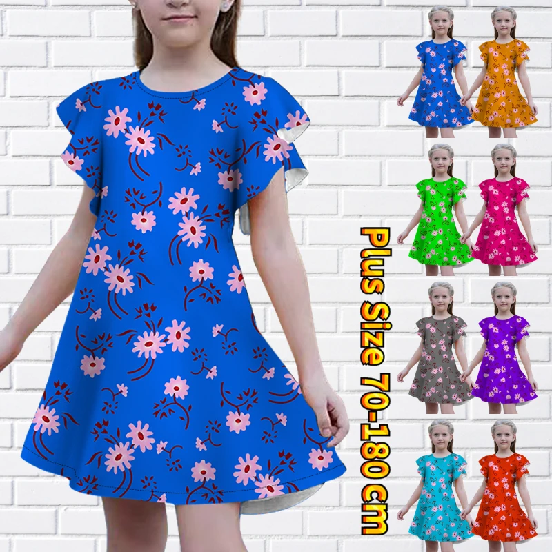 2023 Little Girl's Lovely Princess Dress Summer Round Neck Loose Knee-length Skirt Star Printing Midi Skirt Short Sleeve Skirt
2023 Little Girl's Lovely Princess Dress Summer Round Neck Loose Knee-length Skirt Star Printing Midi Skirt Short Sleeve Skirt
