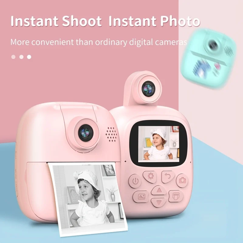 Kids Instant Camera For 3-12 Years Old Kids Toddlers Childrens Boys Girls Christmas Birthday Gifts 2.0 Inch Screen 12MP / 1080P 
Kids Instant Camera For 3-12 Years Old Kids Toddlers Childrens Boys Girls Christmas Birthday Gifts 2.0 Inch Screen 12MP / 1080P