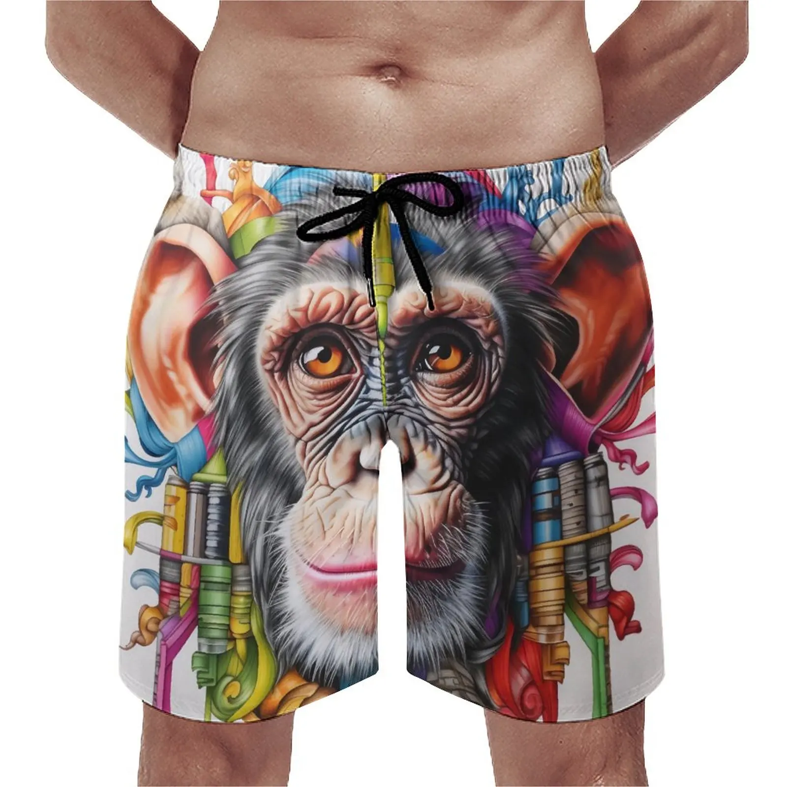 Monkey Board Shorts Colored Cartoon Pencil Art Classic Beach Shorts Men's Custom Surfing Fast Dry Swim Trunks Birthday Gift
Monkey Board Shorts Colored Cartoon Pencil Art Classic Beach Shorts Men's Custom Surfing Fast Dry Swim Trunks Birthday Gift