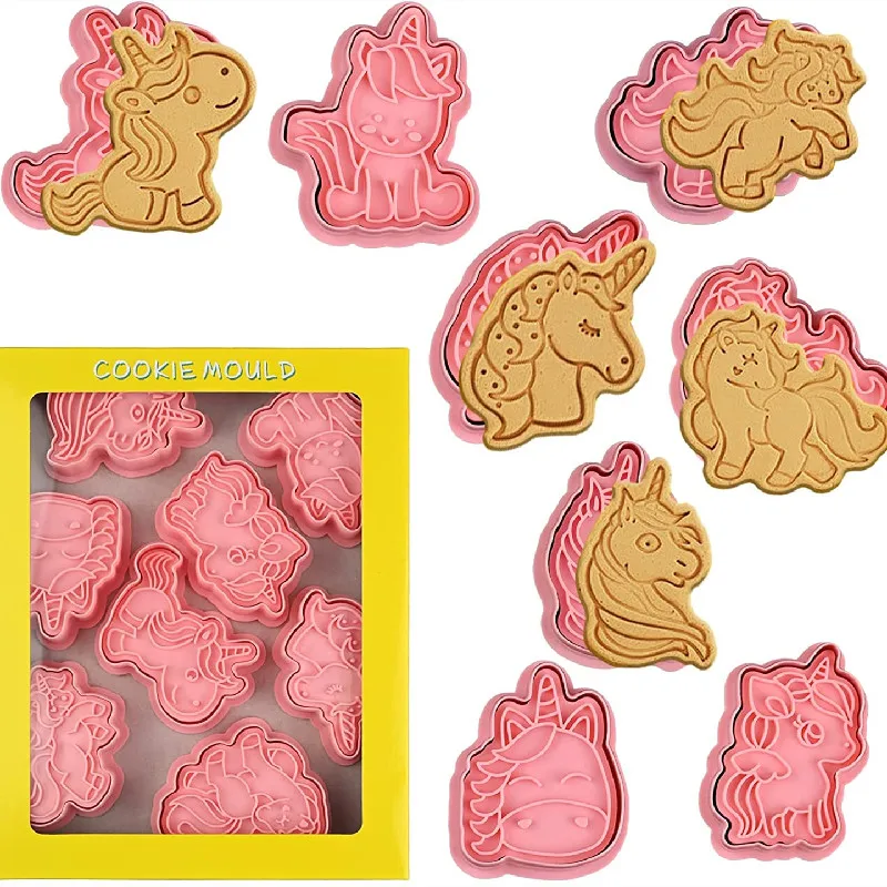 New 6/8 Pc/set Cookie Cutters Plastic 3D Cute Bear Cartoon Pressable Biscuit Mold Cookie Stamp Kitchen Baking Pastry Bakeware
New 6/8 Pc/set Cookie Cutters Plastic 3D Cute Bear Cartoon Pressable Biscuit Mold Cookie Stamp Kitchen Baking Pastry Bakeware