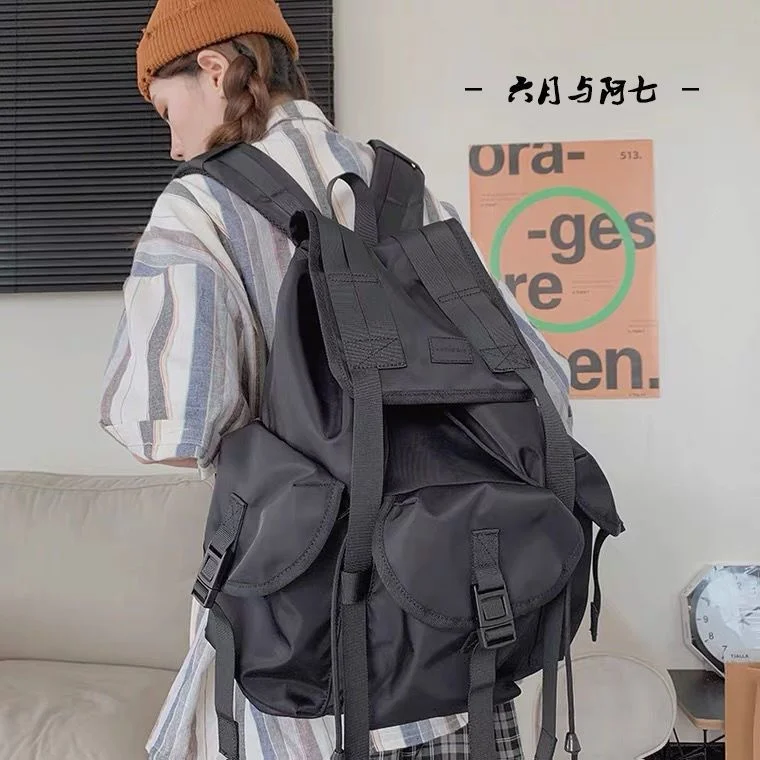Рюкзак унисекс в уличном стиле, повседневный нейлоновый вместительный рюкзак, сумка для книг, дорожный рюкзак в стиле сафари, винтажная женская сумка
Рюкзак унисекс в уличном стиле, повседневный нейлоновый вместительный рюкзак, сумка для книг, дорожный рюкзак в стиле сафари, винтажная женская сумка